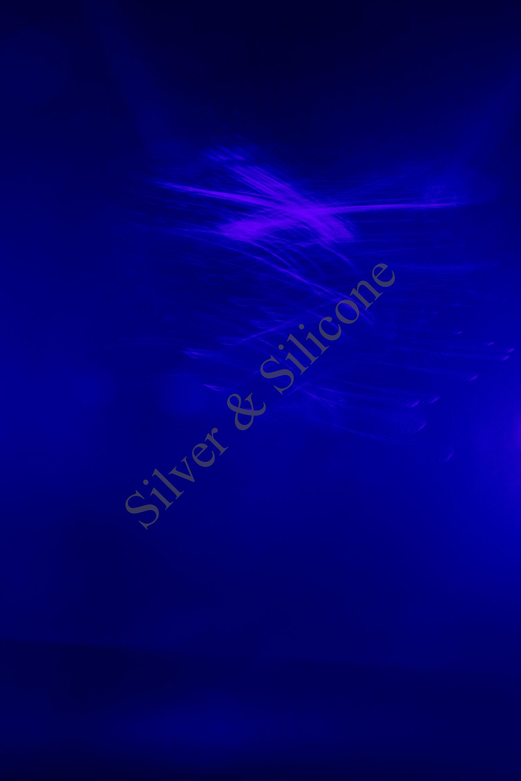 Color Dark Motion #6 - Silver and Silicone